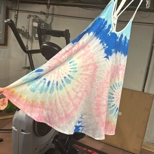 LF Rumor Boutique Tie Dye Pastel Sun Dress